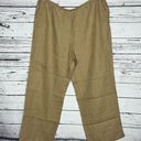 J.Jill  Love Linen Women’s NWT Size 2X Wheat Tan 100% Linen Pull-On Pants Photo 0