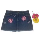 Genetic Denim new  ☻ Festival Flower Patch Denim Jeans Skirt ☻ Studio City ☻ 25 Photo 3