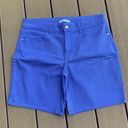 Riders By Lee Denim Shorts Bright Blue Riders Lee Bermuda Mid Rise Short Womens 12 Photo 3