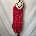 The Moon Vintage Pink and Stars Cotton Hippie Festival Bohemian Mini Sundress Photo 2