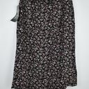 NWT Y2K black & white ditsy floral midi skirt by Vintage Studio Junior's large Photo 7