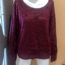 Nine West  burgundy pullover sweatshirt nwt Photo 0