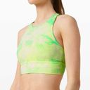 Lululemon  Energy Bra High Neck Long Line Shibori Size 4 Photo 2