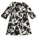 New York & Co. 5 for $25| NY Company Size M Floral Jacket Brown 3/4 sleeve Button Snap NWT Photo 3