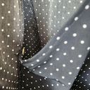 Basic Editions  Vintage Black Polka Dot Wrap Dress 8 Photo 10