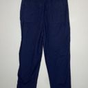 Anthropologie NWT Maeve  Tenley Twill Track Pant Joggers Navy Size Small Photo 6