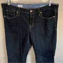 Gap Curvy Dark Wash Flare Denim Jeans Photo 2