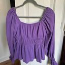 4S13NNA Purple Tie Front Top Photo 2