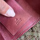 Gucci Authentic  Monogram leather signature canvas snap flap ❤️ card/keys wallet Photo 4