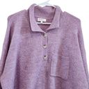 Bohme  Collared Button Placket Knit Chest Pocket Long Sleeves Pullover Sweater XL Photo 1