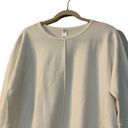 Spanx  Sweatshirt Size Small White Perfect Length Dolman 3/4 Sleeve Oversized Photo 1