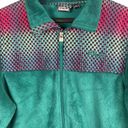 FILA  Teal Green Full Zip 90s Design Fleece Shirt/Jacket Shacket M Photo 2