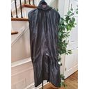 Gallery  Women's Black Polyester Long Sleeve Collared Trench Coat Size 14P Photo 6