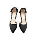 Journee Collection  Satin Pump Sz 6 Black Bow Retro Boho Holiday Classic Y2K NWOT Photo 4