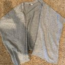 Cherish Gray Poncho Sweater Photo 0