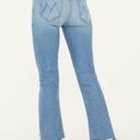 Mother Insider Crop Step Fray Jeans in Shoot To Thrill Denim Size 27 Photo 6