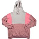 American Eagle  Sweatshirt Womens Size X-Small Pink Colorblock Jegging Fit Hoodie Photo 0