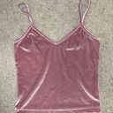 Full Tilt  Velour Crop Top Size XS Pink Y2K Photo 0