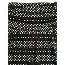 Apt. 9  Skirt Large Black White Polka Dot Polyester Spandex Midi Handkerchief Hem Photo 3