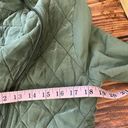 Marrakech Green Quilted Phoebe Moto Zip Jacket Size Small Photo 6