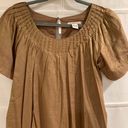 Kensie Gold Smock Babydoll Dress Size 4 Photo 4