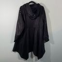 Torrid  X Harry Potter Black Deathly Hallows Faux Suede Embroidered Coat Size 2 Photo 3