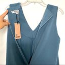 Mulberry Of Mercer  Dress V Neck Sleeveless Aline Blue Cocktail Formal Lawyer Photo 7