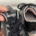 Lacoste Black Pink Shua 2 Lace Leather Sneaker Shoes Photo 10