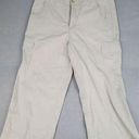 Lee  Jeans Womens 12M Khaki Cargo Utility Pants Cotton Light Wash Photo 0