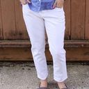 J.Jill  denim authentic fit slim ankle white jean. Size: 22 Photo 0