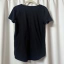 Tek Gear NWOT  Solid Black Round Hem V-Neck Workout T-Shirt Size Medium Photo 2