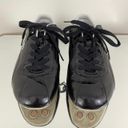 Lacoste Y2K Black Pink Shiny Patent Leather Shua 2 Casual Bowler Track Sneakers Photo 3