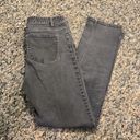 J.Jill  Charcoal Gray/Faded Black Slim Leg Stretch Jeans Size 6 GUC #7930 Photo 4