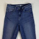 Max Studio  Womens Jeans Sz 10 Blue Indigo Dark Wash High Rise Skinny Photo 1