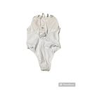 ANDIE NWT  Swim The Paloma Ribbed White One Piece Swimsuit Size L Tall Photo 3