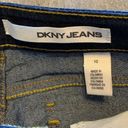 DKNY  Jeans dark wash straight leg size 10 Photo 4