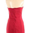 by the way. Red Strapless Dres Size M Photo 5