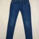 Rag and Bone  Womens 24 Dre Low Rise Slim Boyfriend Jean Calimet Blue Stretch 28X31 Photo 0