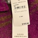 Good American NWT  Shacket With Pockets Size XS 00/0 Runs Big Pop Thistle Pl… Photo 5