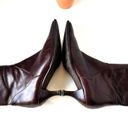 Pikolinos  Pointed Toe Kitten Heal Leather Boot Sz 7 Calf Height Brown Swirl Photo 4