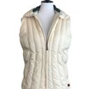 Woolrich Cream Lined Puffer Vest Quilted Outdoor Lined Women's Size Small S Photo 4