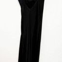 Revolve NWT  SNDYS Avani Crepe Satin Open Back Midi Slip Dress New Black Size XXS Photo 8