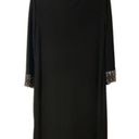 Tiana B 🖤 NWT . Black Knit Dress | Size M |‎ Long Sleeves with Beaded Cuff 🖤 Photo 4