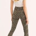 We The Free Free People  Leopard Print High Waisted Pants Size 24 Photo 1