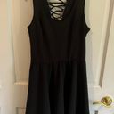 Jessica Simpson Black Corset Style Back Dress Photo 0