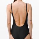 Lululemon  Waterside Black One-Piece Swimsuit B/C Cup, Medium Bum Coverage - S Photo 2