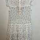 Rebecca Taylor - Floral Lace Silk Blend Flutter Sleeve Mini Dress Wedding Photo 4