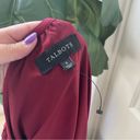 Talbots  Lace Pleated Skirt Maroon Red 6 Photo 7