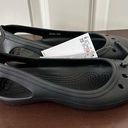 Crocs  Kadee Black Flats Size 8 NWT Photo 0