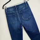 Vervet Flying Monkey Dark Wash Skinny Jeans Sz 27 High Waisted Stretch Raw Hem Photo 9